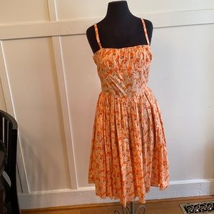 COPY - Bernie Dexter Fox Print Sun Dress size 1X